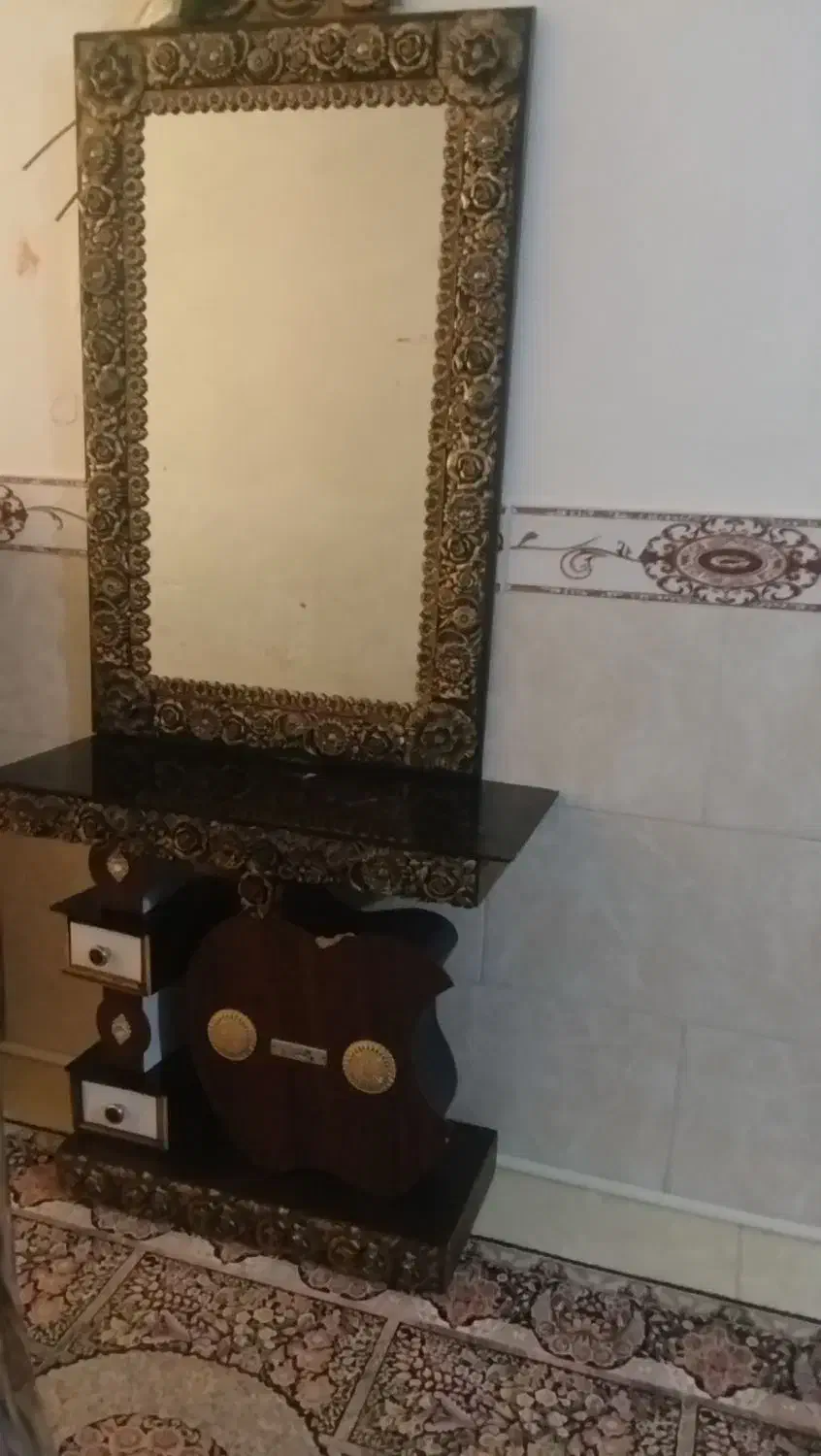 ساعت آینه|ساعت دیواری و تزئینی|جیرفت, |دیوار