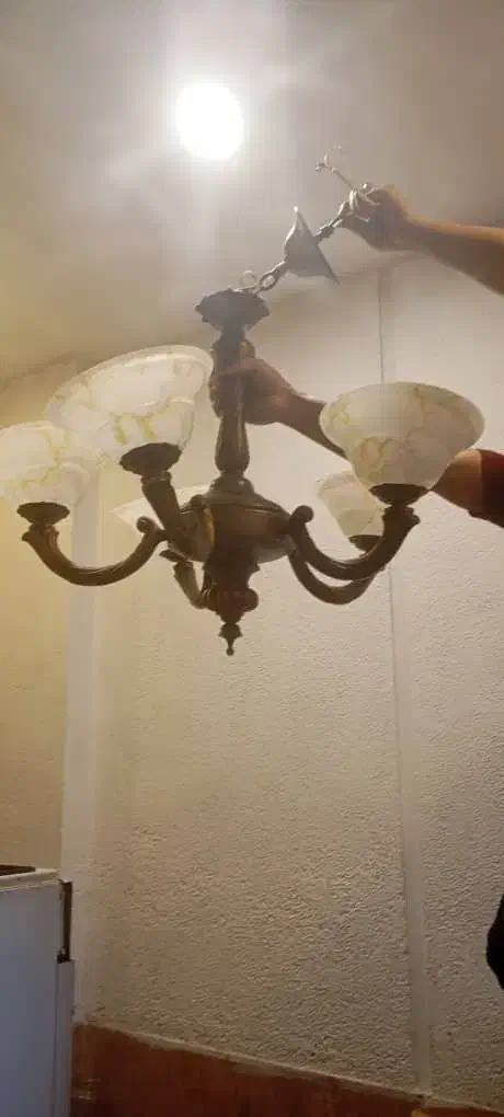 لوستر برنجی|لوستر و چراغ آویز|کرج, فاز ۱ مهرشهر|دیوار