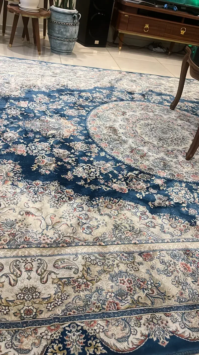 فرش ماشینی ۱۵۰۰شانه ۹و۶متری کاملا نو و سالم|فرش|تهران, شهرک شریعتی|دیوار