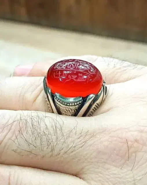 عقیق خراسان حکاکی شده دست دو|جواهرات|کرج, اصفهانی‌ها|دیوار