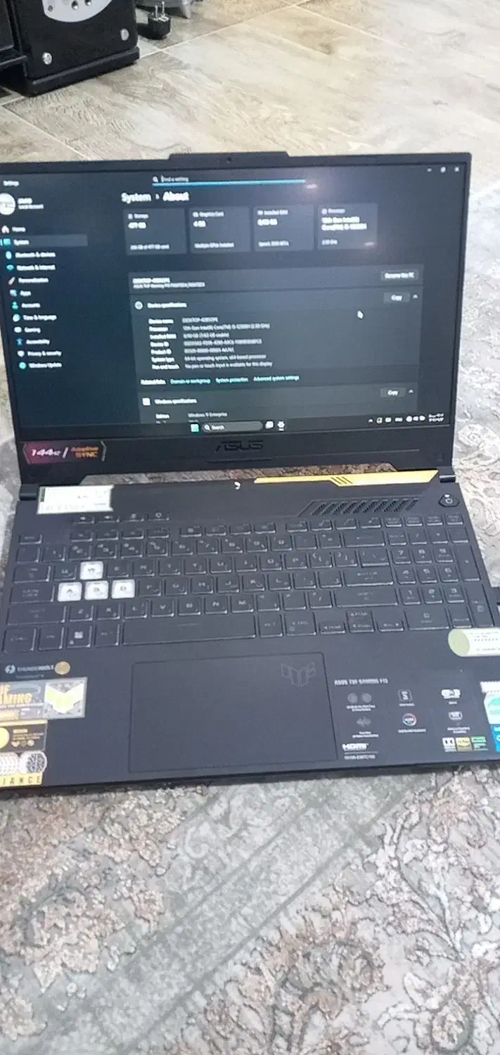 لپتاپ تاف گیمینگ ایسوس|رایانه همراه|بوشهر, |دیوار