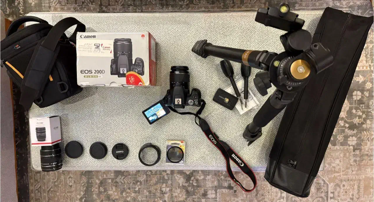 دوربین canon EOS 200D|دوربین عکاسی و فیلم‌برداری|تهران, ایرانشهر|دیوار