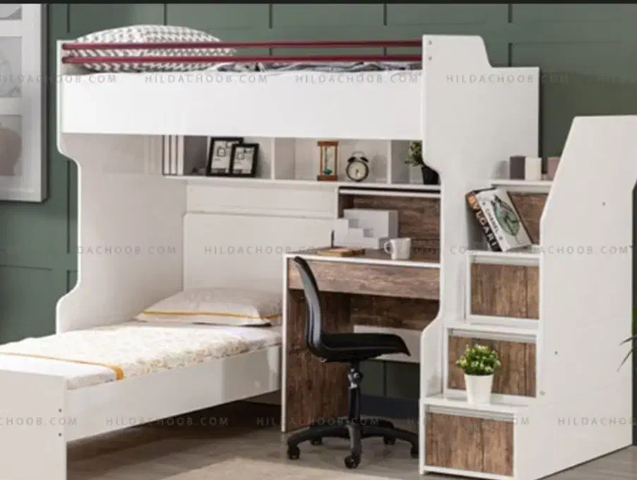 تخت دوطبقه کاملا استفاده نشده|تخت و سرویس خواب|کهریزک, |دیوار