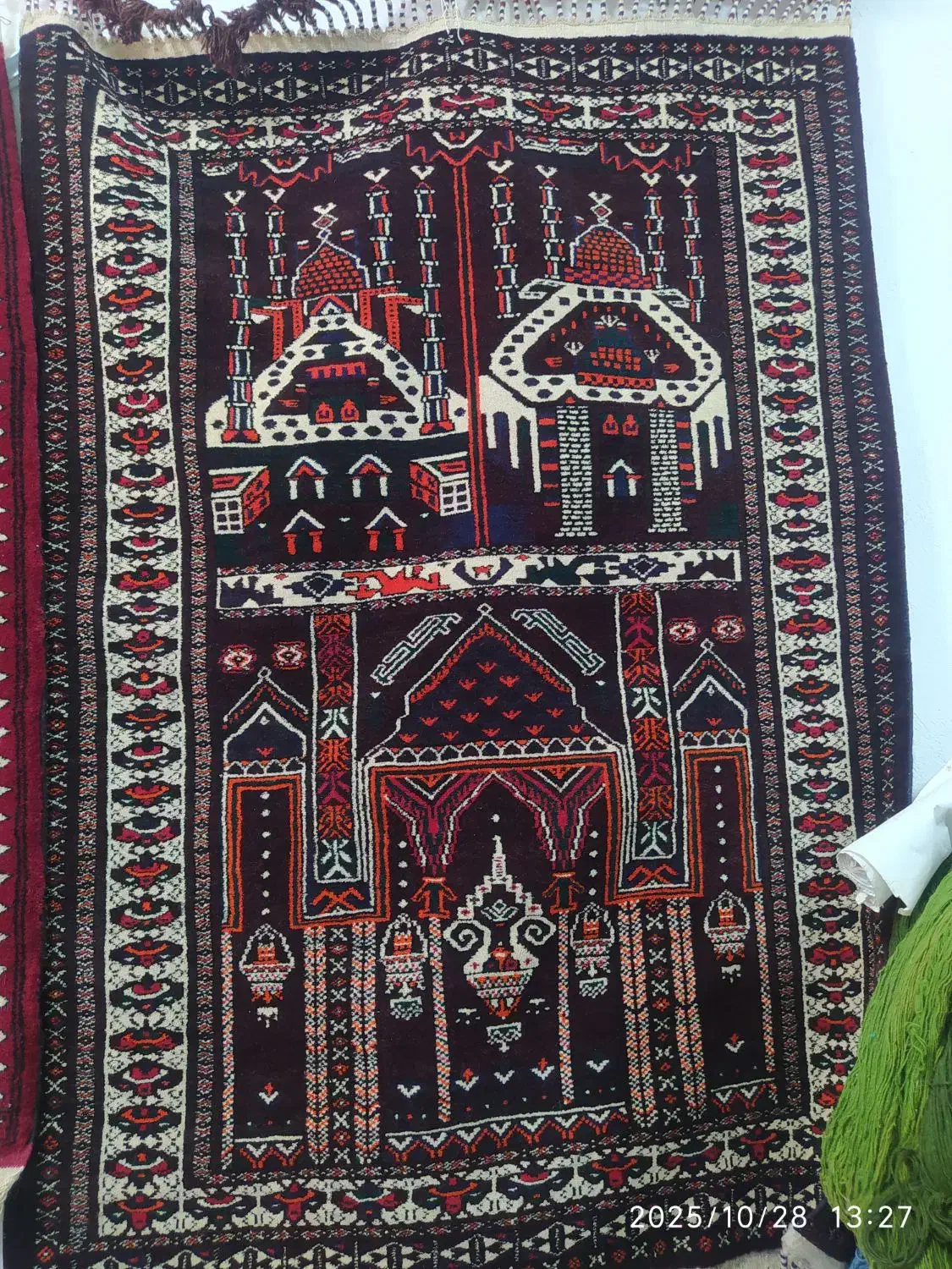 یک عددقالیچه|گلیم، جاجیم، گبه|گنبد کاووس, |دیوار