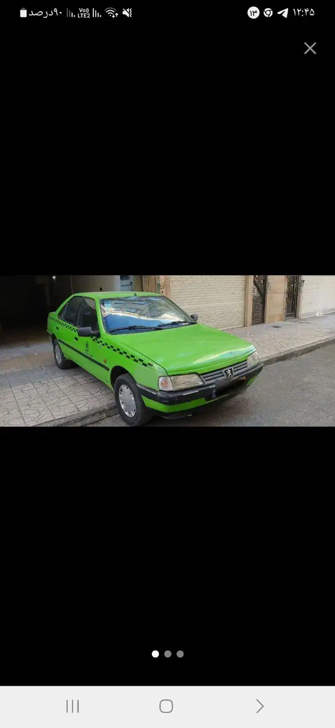 تاکسی پژو ۴۰۵ مدل ۹۰ تک برگ سند ۳۱۰ تا کار|خودرو سواری و وانت|مشهد, کلاهدوز|دیوار