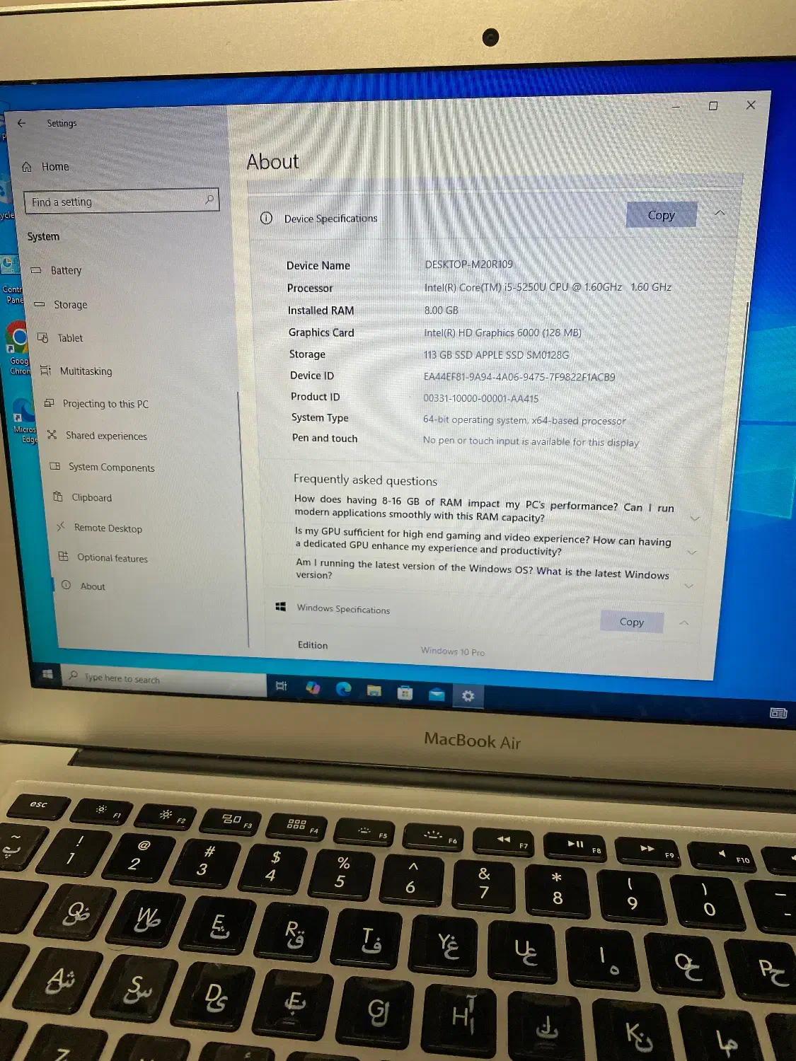 مک بوک پرو ۲۰۱۵ ( دو ویندوز) MacBook Pro|رایانه همراه|تهران, نارمک|دیوار