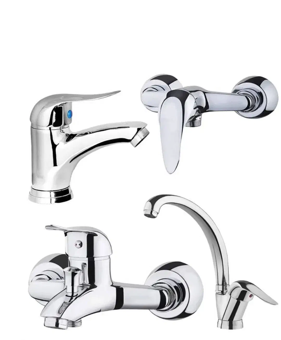 ست شیرآلات راهدانه صنعت|لوازم سرویس بهداشتی|درح, |دیوار