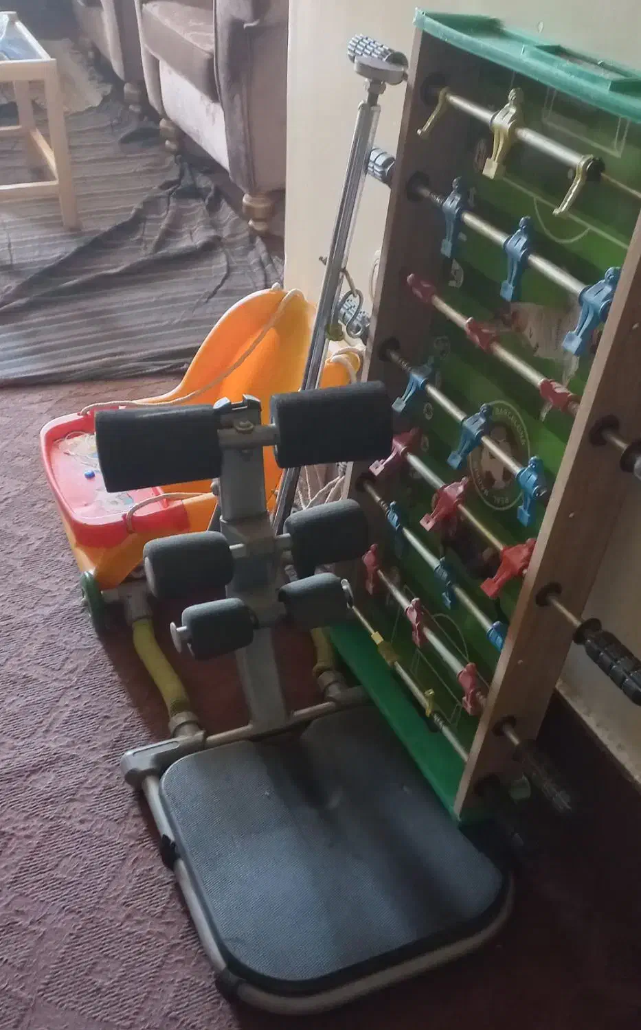 لوازم ورزشی وبازی(تاب کودک وفوتبال دستی وتوتال کور|تجهیزات ورزشی|کرج, شهرک فهمیده|دیوار