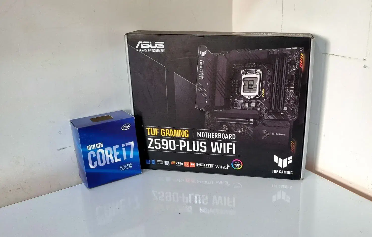 باندل i7 11700 با z590 tuf wifi|قطعات و لوازم جانبی رایانه|زرگرشهر, |دیوار