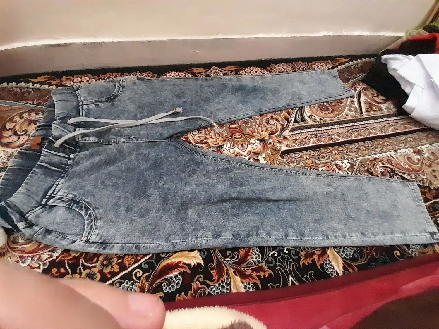 مانتو پاییزه جنس سویت نوو شلوار لی نوسایز ۴۴|لباس|محمدیه-قزوین, |دیوار