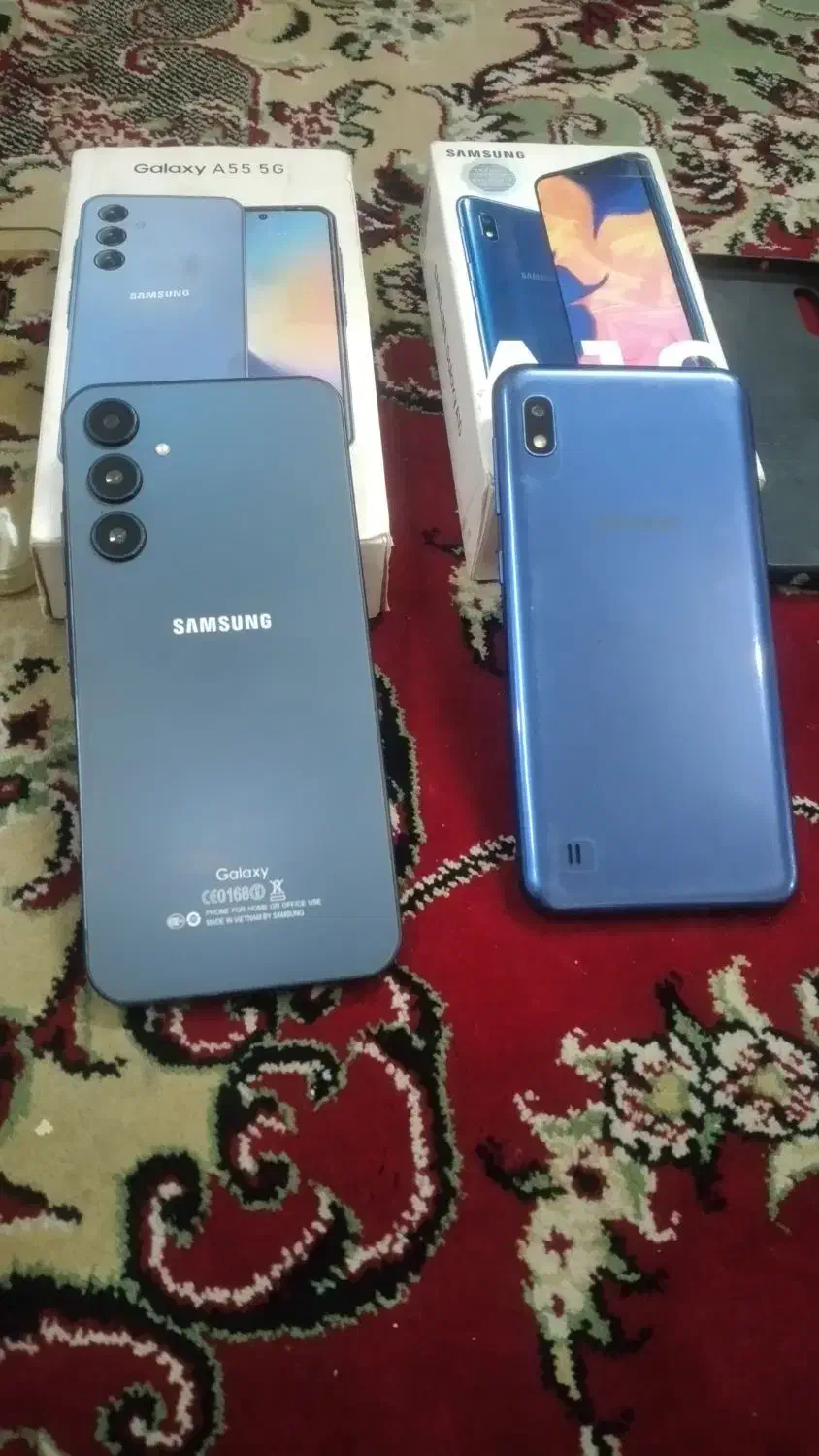 دو عدد گوشی در حد نوA55وA10|موبایل|بروجرد, |دیوار