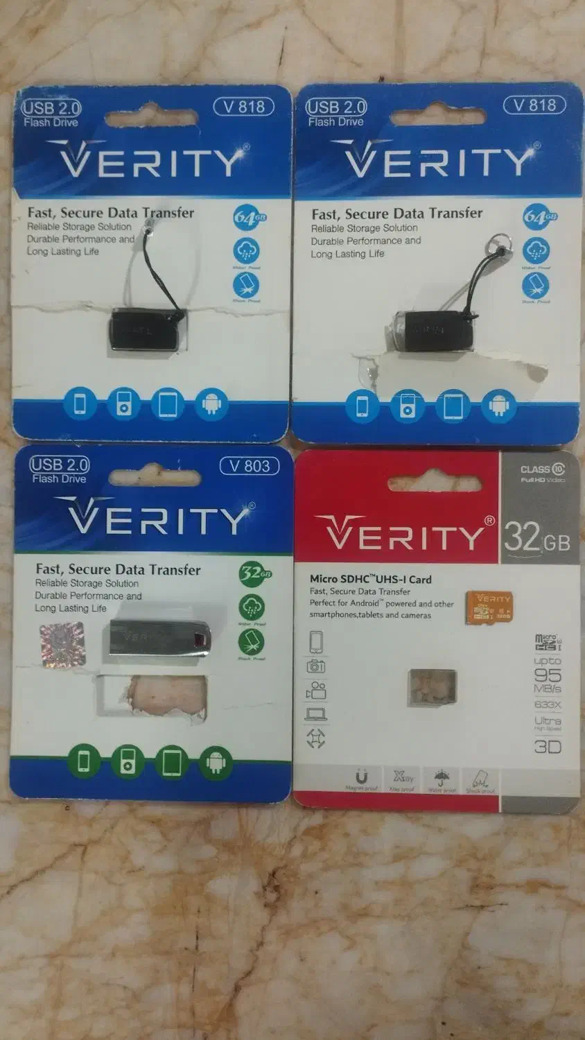 فلش و مموری برند وریتی ، ساندیسک ، و سیلیکون پاور|قطعات و لوازم جانبی رایانه|مشهد, حیدرآباد|دیوار