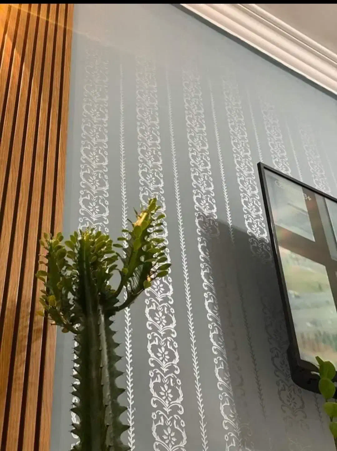 نقاشی ساختمان طرح کاغذ دیواری (کار ترکیه)|خدمات پیشه و مهارت|ارومیه, |دیوار