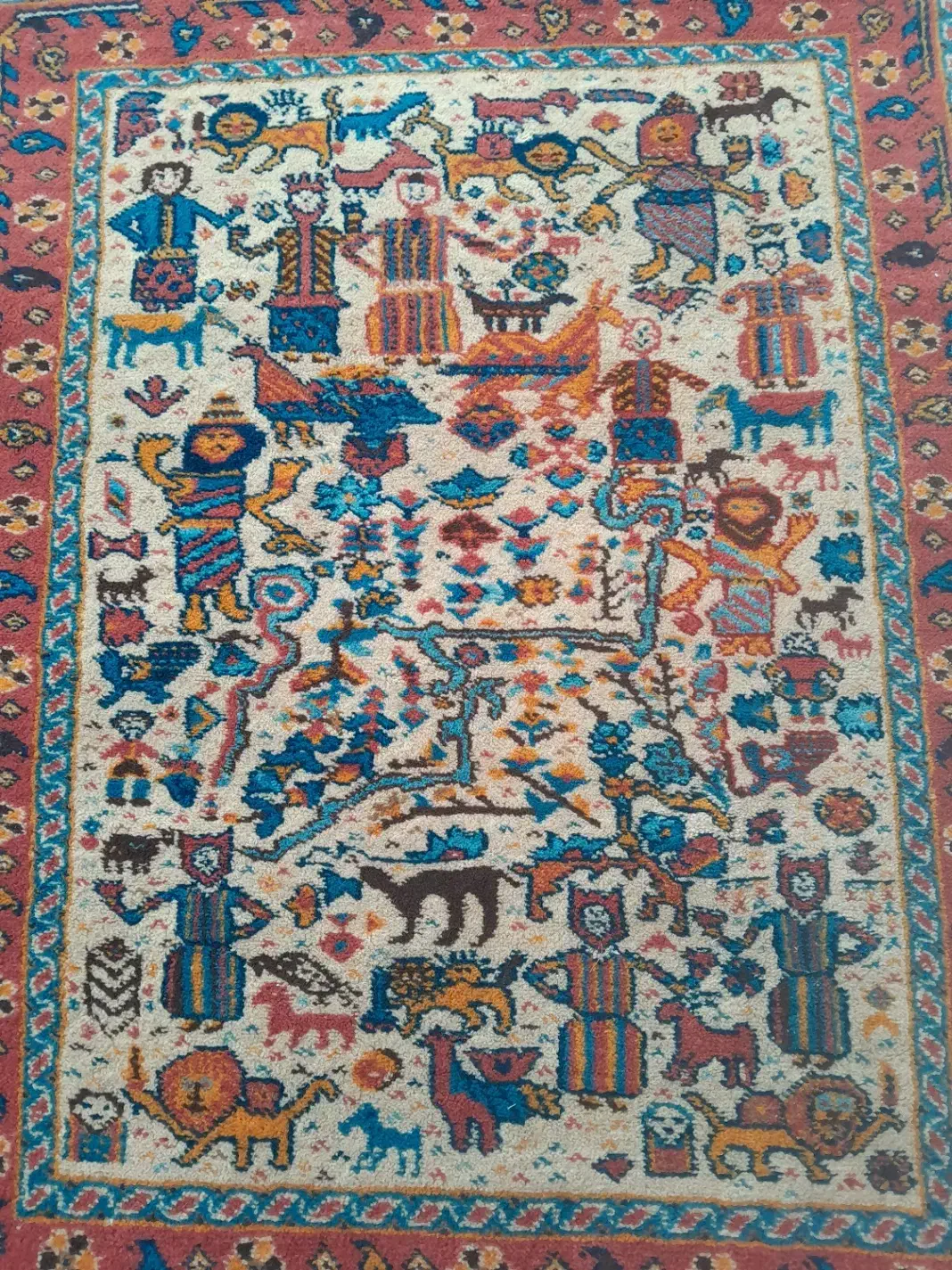 قالیچه دست بافت|فرش|قوچان, |دیوار