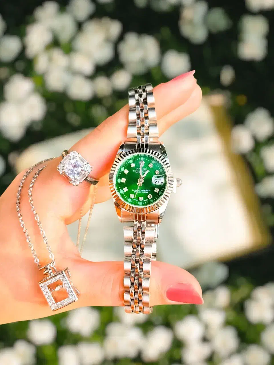 ساعت رولکس زنانه صفحه رنگی ROLEX (حراج روز دختر)|ساعت|تبریز, |دیوار