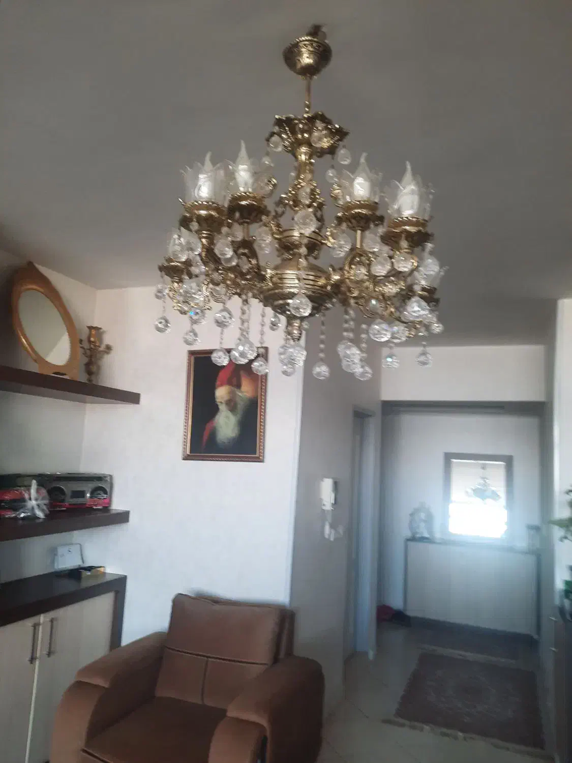 لوستر|لوستر و چراغ آویز|اصفهان, ارغوانیه|دیوار