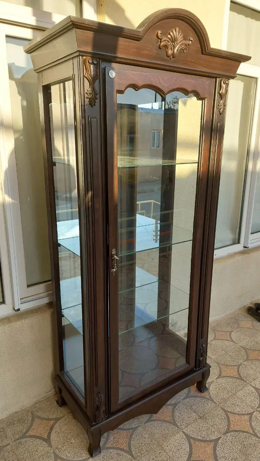 بوفه چوب گردو|بوفه، ویترین، کنسول|بهار, |دیوار