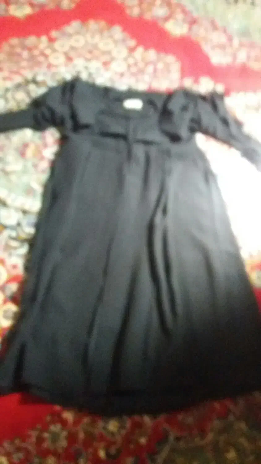 مانتو مشکی مدل دار|لباس|سرپل ذهاب, |دیوار