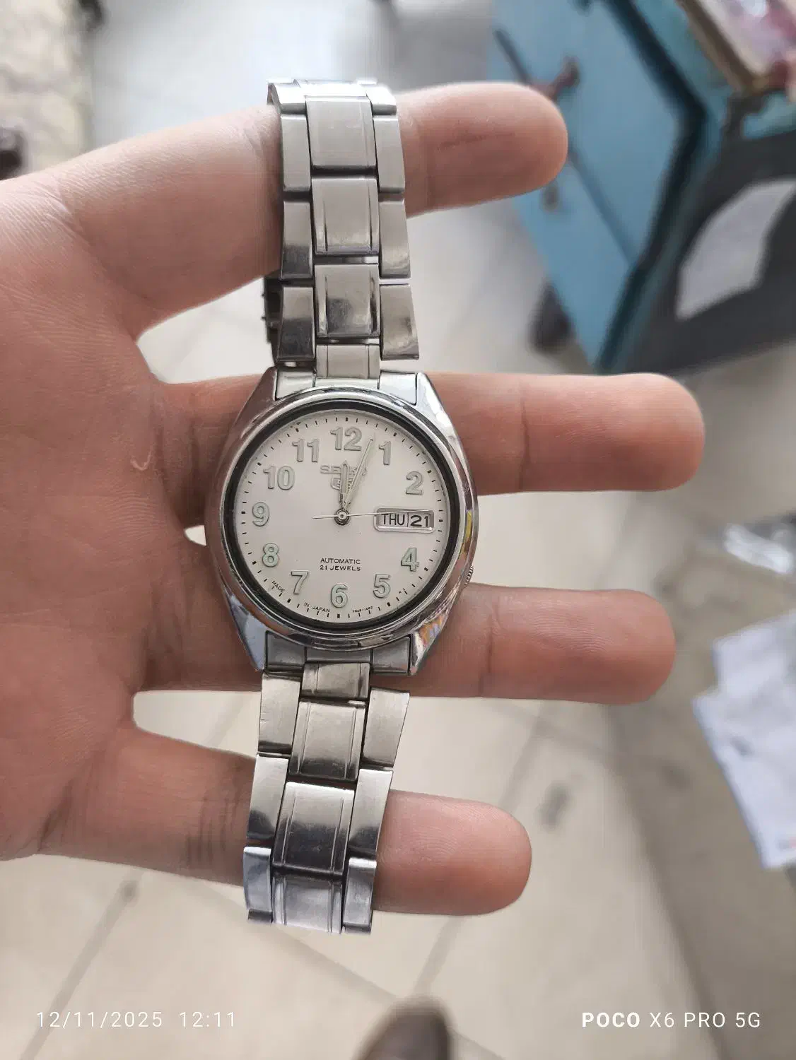 ساعت seiko5اصل|ساعت|سراب, |دیوار