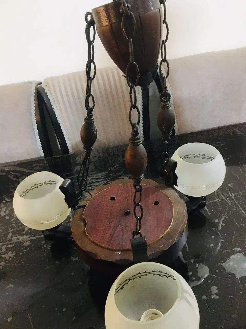 لوستر چوبی|لوستر و چراغ آویز|تهران, تهرانپارس شرقی|دیوار