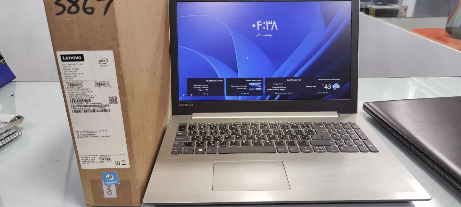 لپ تاپ لنوو ideapad 330 در حدصفر|رایانه همراه|رشت, پارک شهر|دیوار