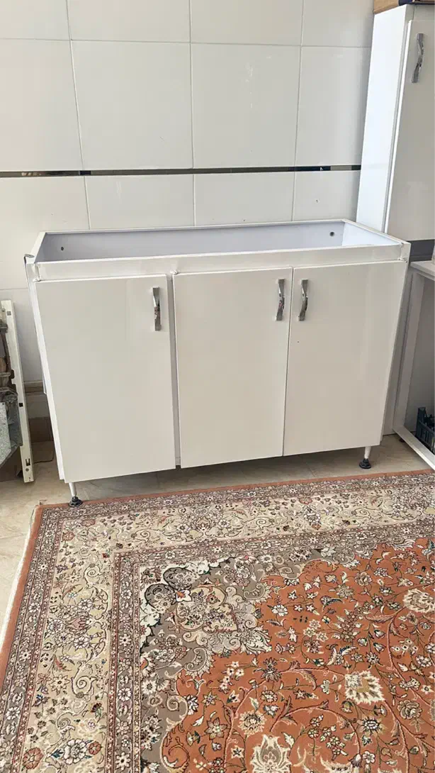 فروش کابینت و هود و سینک آشپزخانه متراژ ۵/۵ متر|آب‌چکان و نظم‌دهنده ظروف|مهاباد (آذربایجان غربی), |دیوار