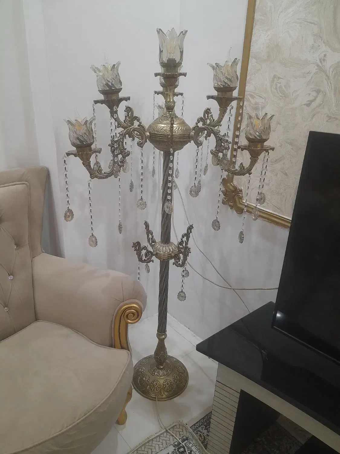 آباژور برنز|چراغ خواب و آباژور|مشهد, چهارچشمه|دیوار