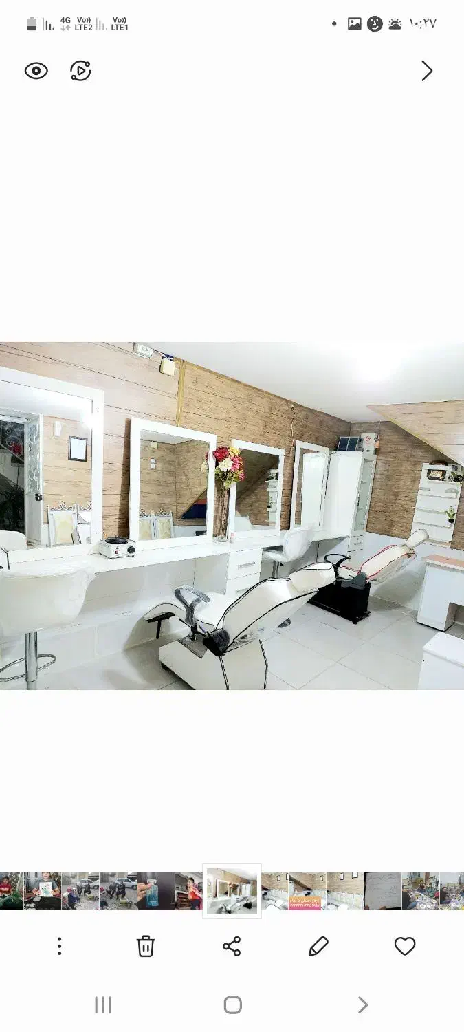 فروش یک عدد دکور به طول ۴ متر بسیار زیبا تمیز|آرایشگاه و سالن‌های زیبایی|داراب, |دیوار