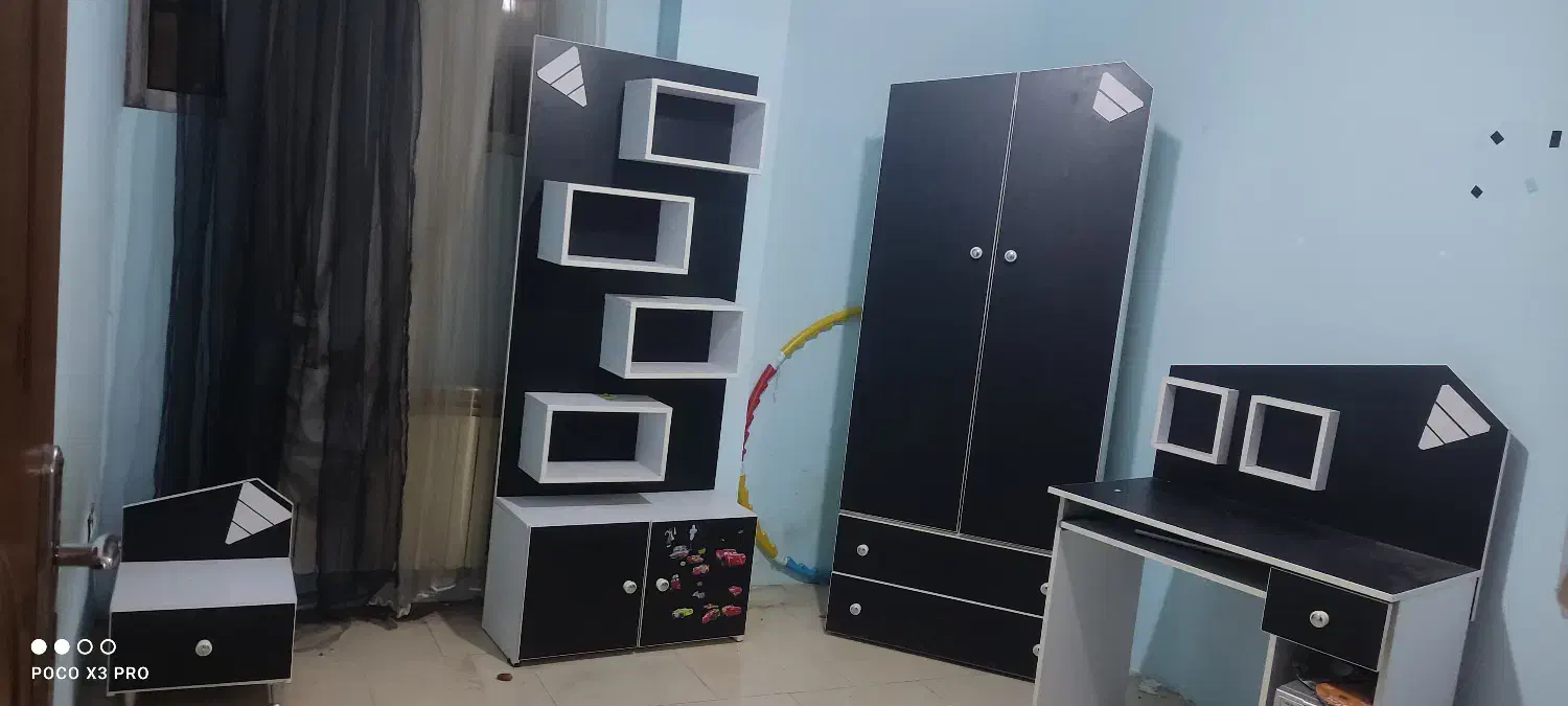 سرویس خواب نوجوان|تخت و سرویس خواب|قائم‌شهر, |دیوار