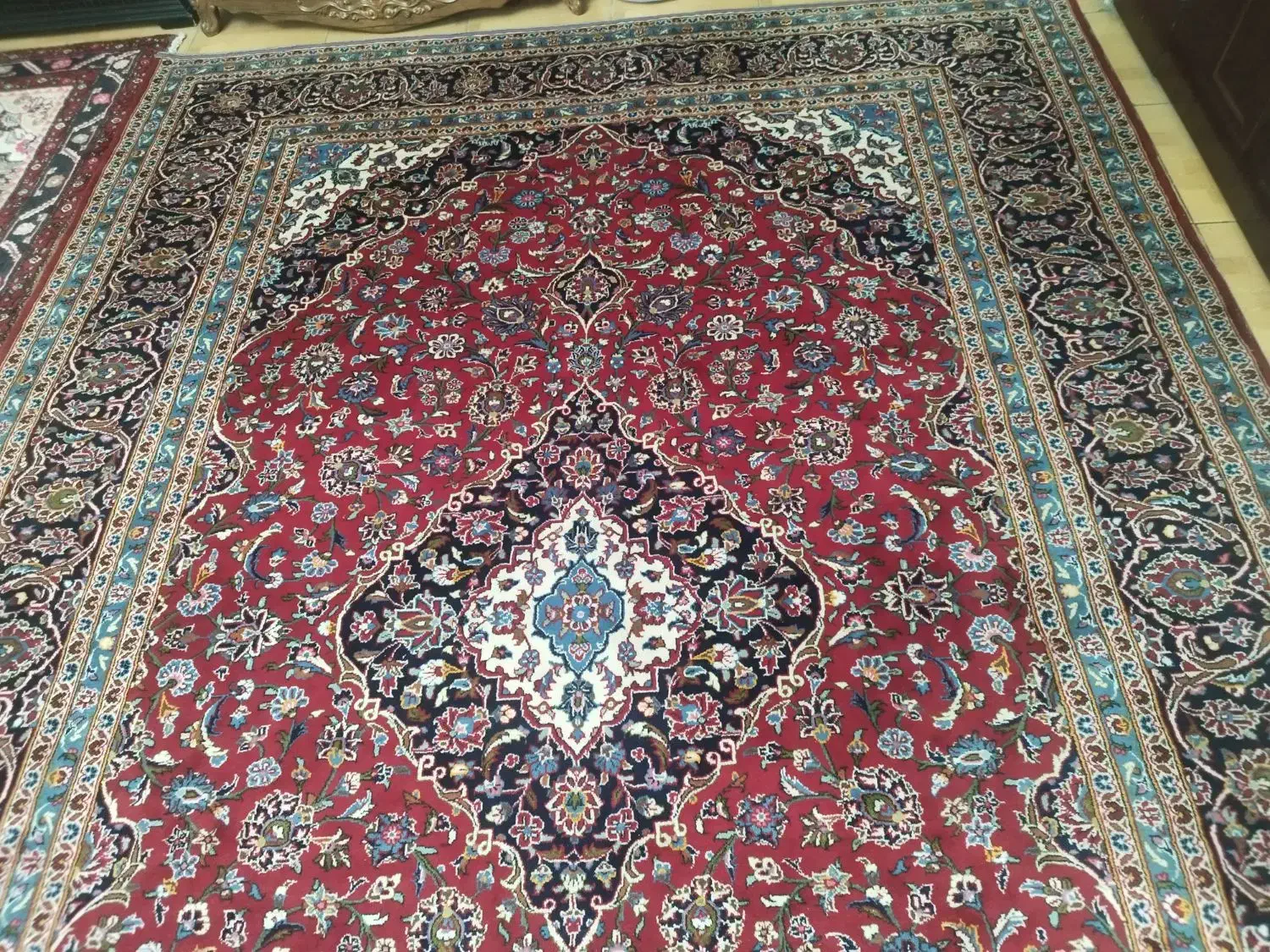 فرش دستباف  کاشان|فرش|ری, جوانمرد قصاب|دیوار