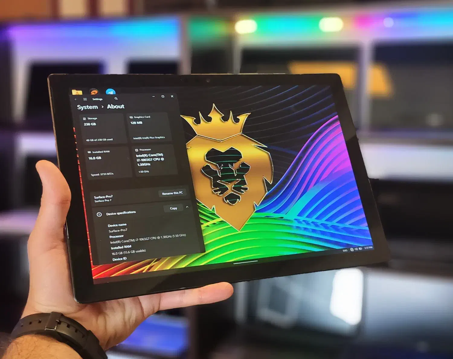 لپتاپ تبلت i7 نسل 10 سرفیس Pro 7 ویندوز اورژینال|رایانه همراه|تهران, میدان ولیعصر|دیوار