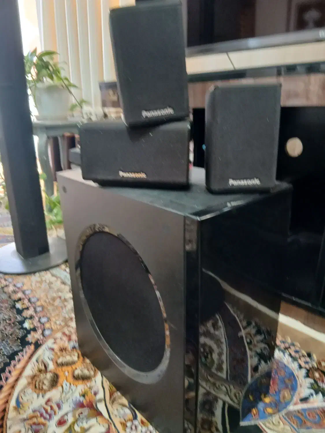 ظبط وباند هفت تکه پاناسونیک|سیستم صوتی خانگی|صومعهسرا, |دیوار