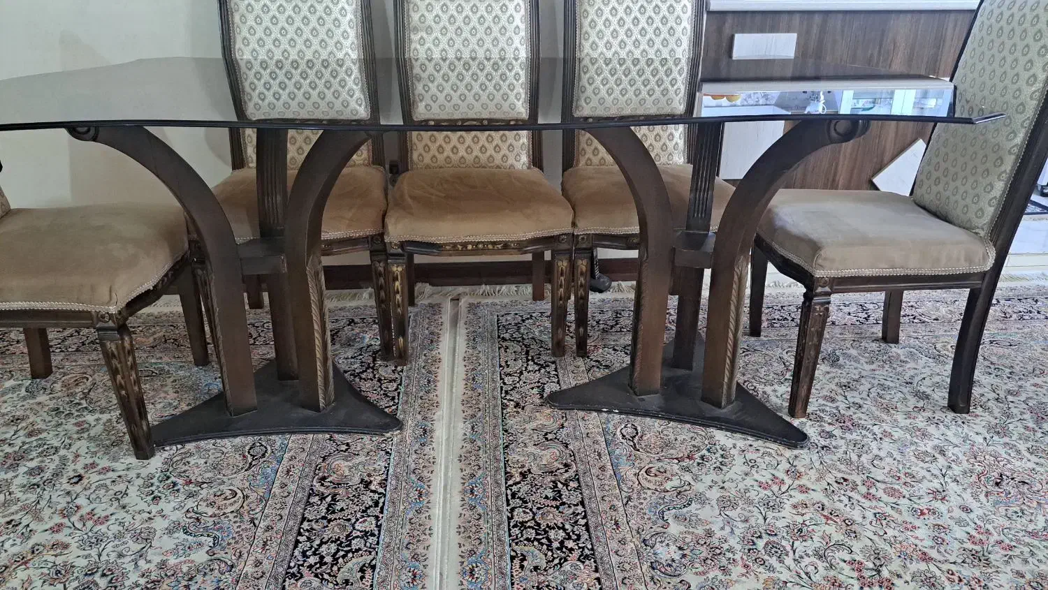 میز ناخوری|میز و صندلی غذاخوری|قم, حمام تالار|دیوار