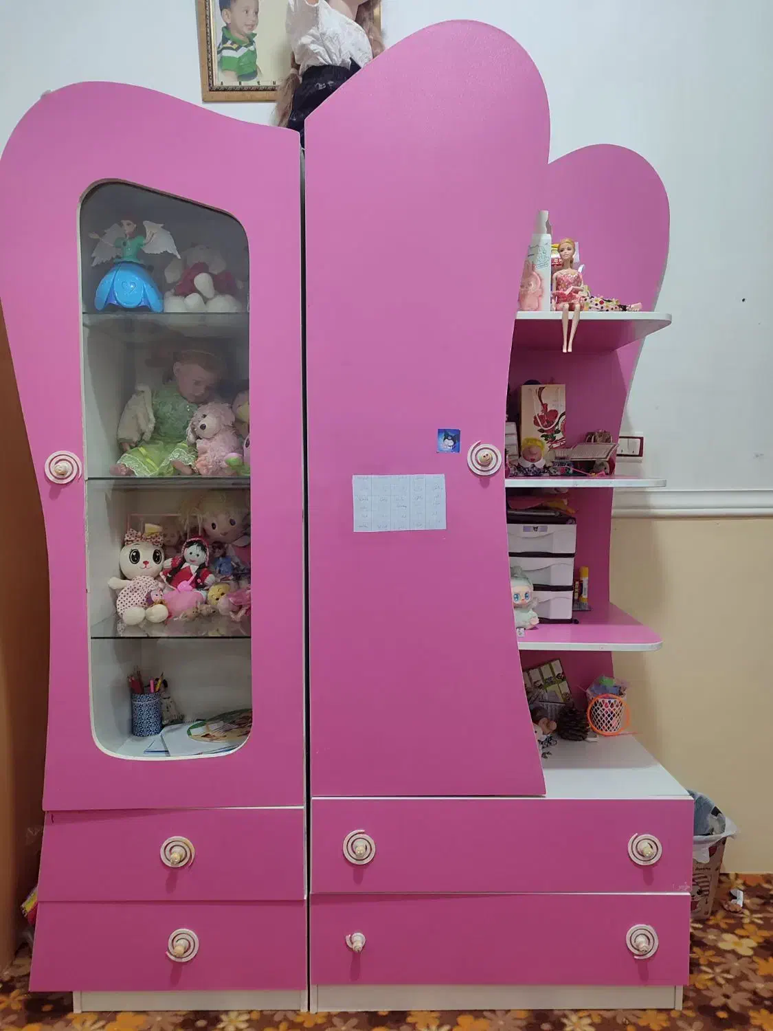 کمد لباس دخترانه|جاکفشی، کمد، دراور|زابل, |دیوار