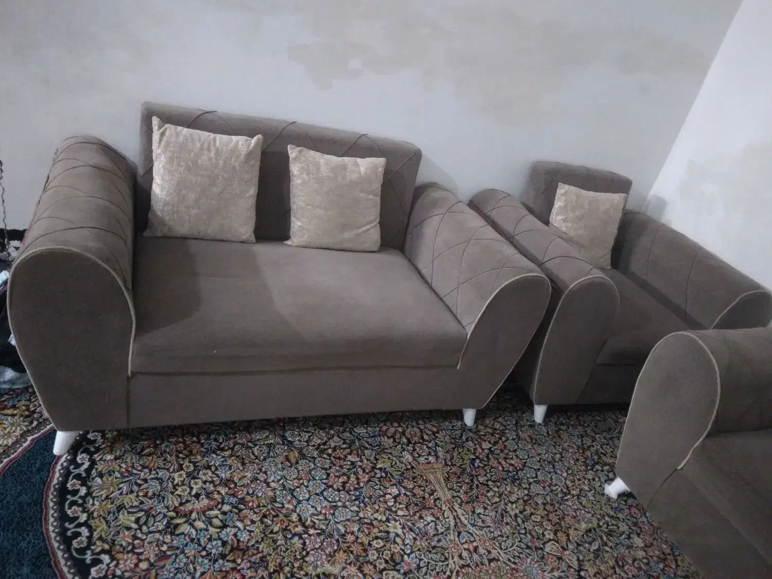 مبل7نفره تمیز|مبلمان خانگی و میز عسلی|تایباد, |دیوار