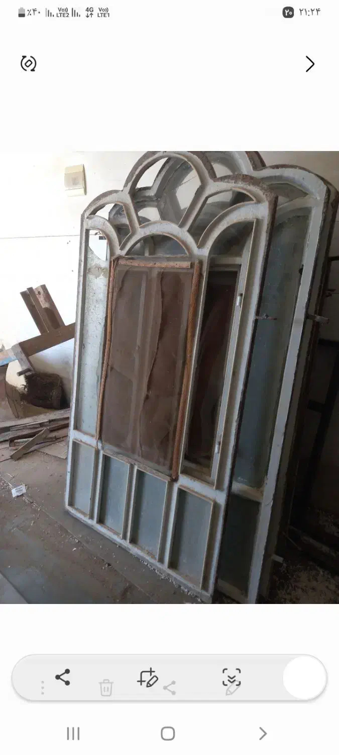 پنجره دسته دوم باشیشه|مصالح و تجهیزات ساختمان|زابل, |دیوار