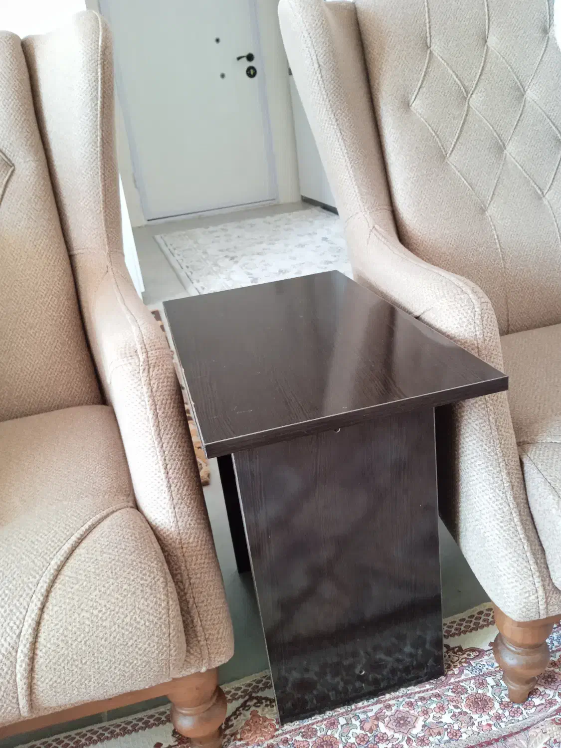 میز جلو مبلی چوبی|مبلمان خانگی و میز عسلی|گلبهار, شهر جدید گلبهار|دیوار