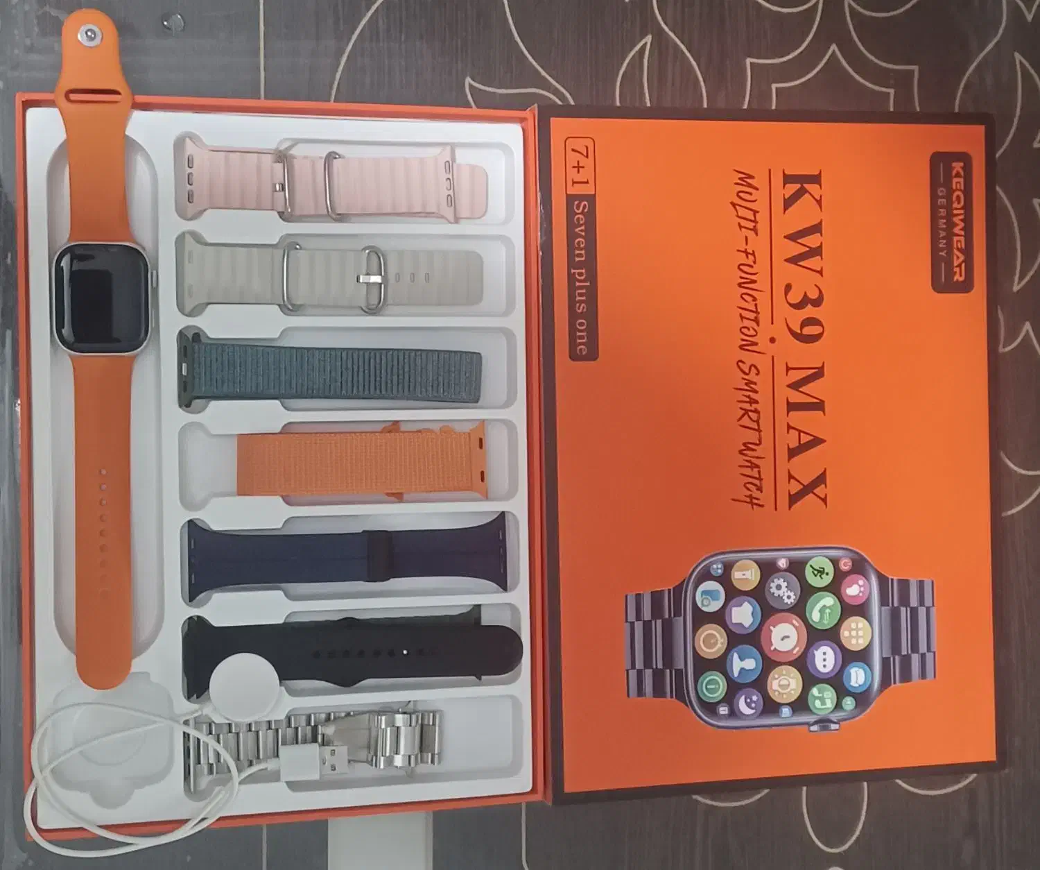 ساعت هوشمند kw39 max|ساعت|کیش, |دیوار