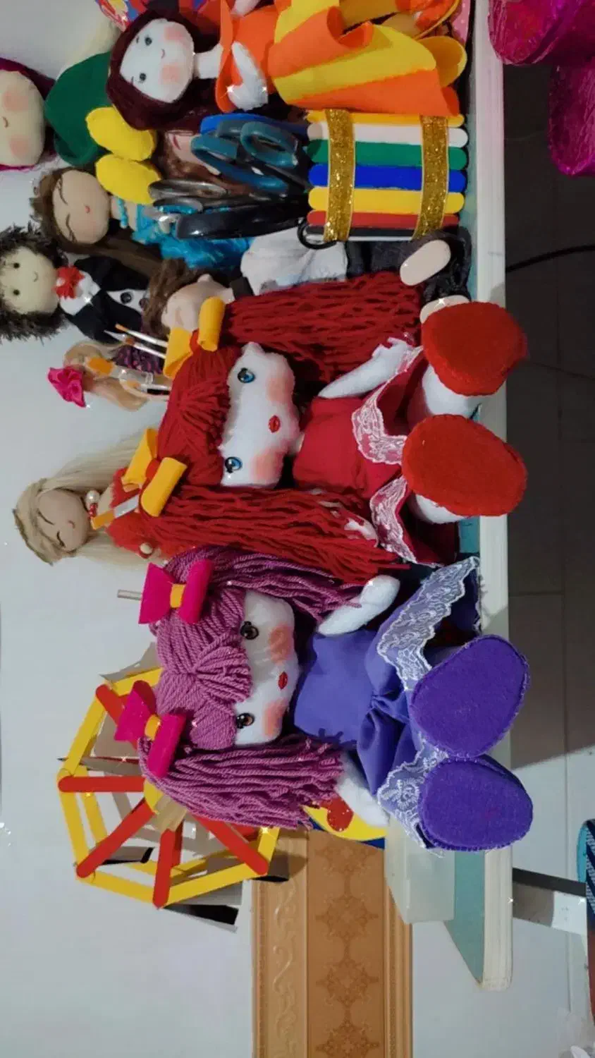 عروسک نمدی دستساز|صنایع دستی و سایر لوازم تزئینی|خرمشهر, |دیوار