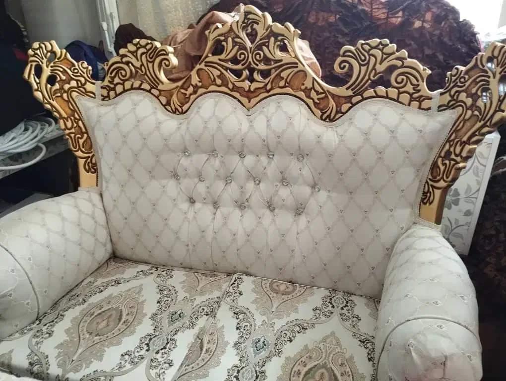 مبل سلطنتی 7نفره نو|مبلمان خانگی و میز عسلی|سراب, |دیوار