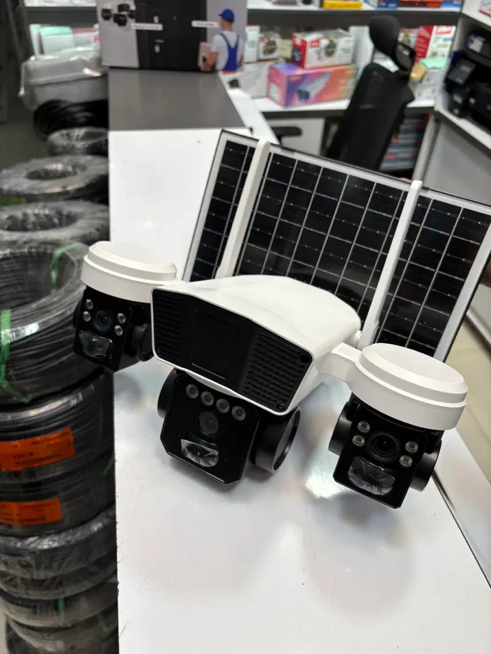 دوربین سولار سه تصویر ۵ مگاپیکسل چرخشی|دوربین مداربسته|تهران, شیخ هادی|دیوار