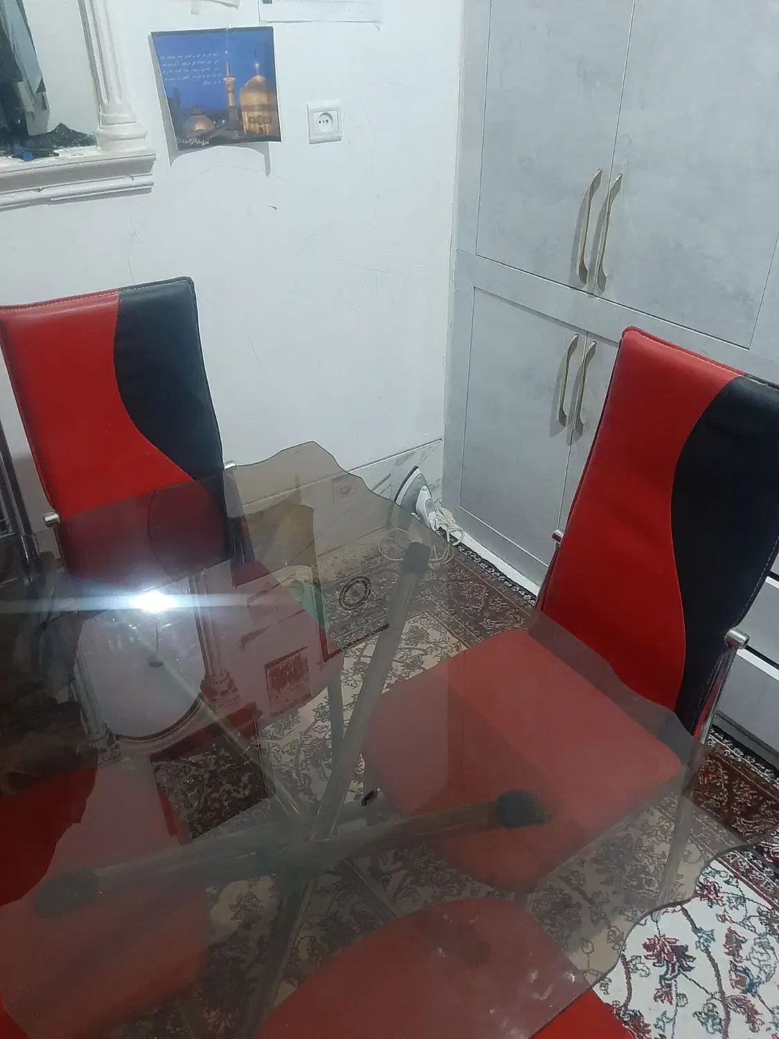 میز ناهار خوری ۴نفره نو نو|میز و صندلی غذاخوری|اقلید, |دیوار