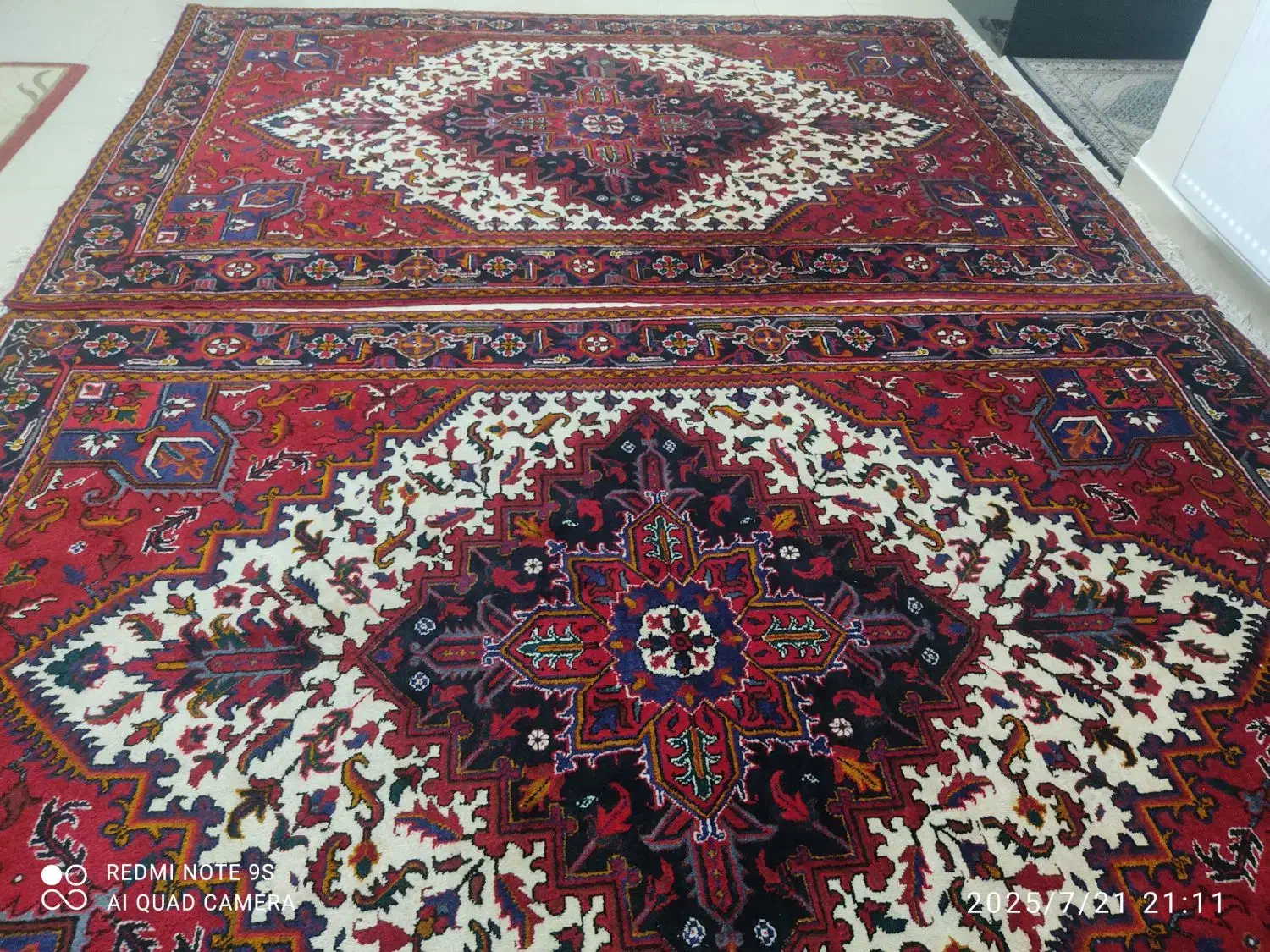 جفت فرش شش متری|فرش|تبریز, |دیوار