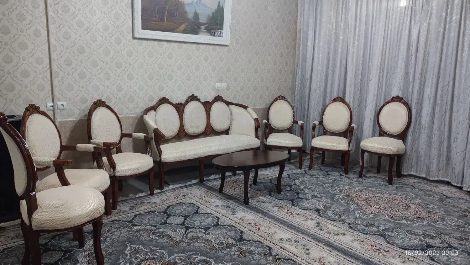 مبل کلاسیک|مبلمان خانگی و میز عسلی|رباط‌کریم, نصیرشهر|دیوار