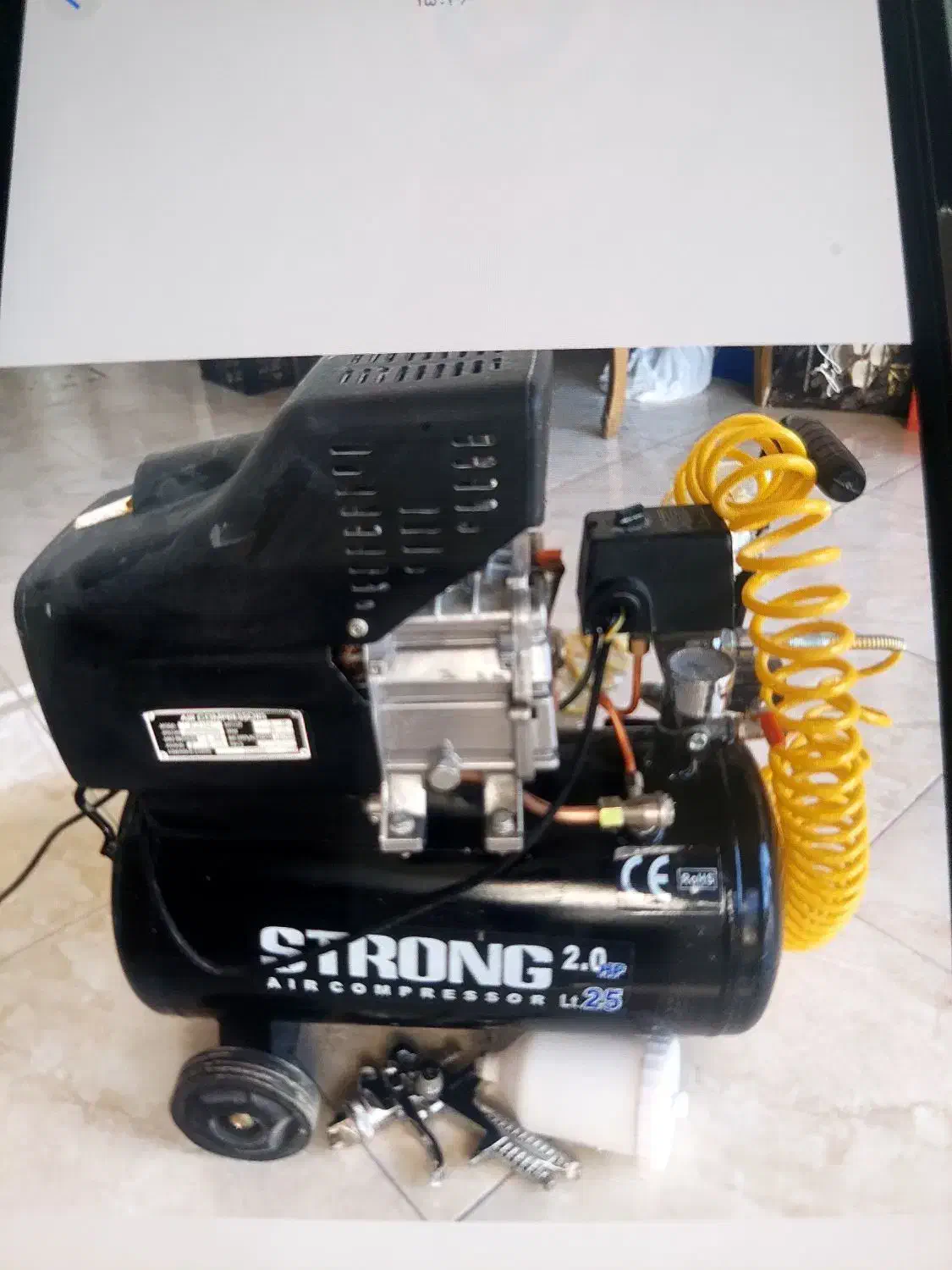 پمپ باد ۲۵ لیتری استرانگ|ابزارآلات|چالوس, |دیوار