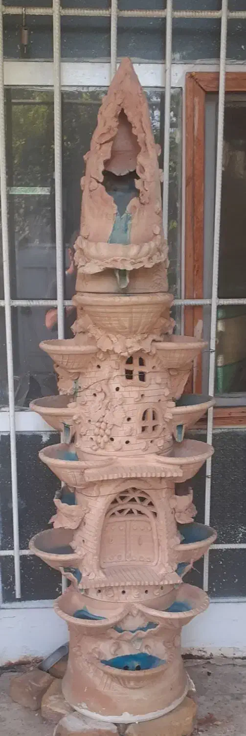 آب نما (سفال)و میز ال سی دی|بوفه، ویترین، کنسول|قزوین, |دیوار