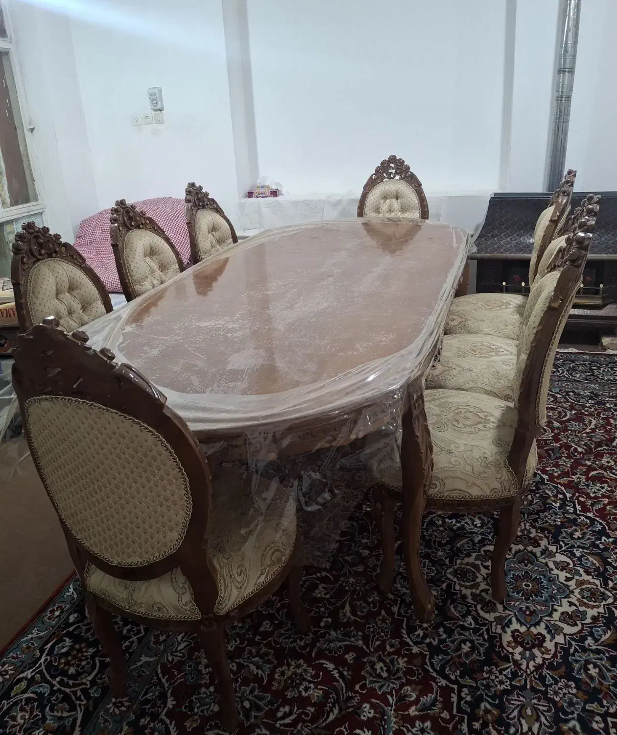 میز وصندلی ناهارخوری 8نفره|میز و صندلی غذاخوری|شهرکرد, |دیوار