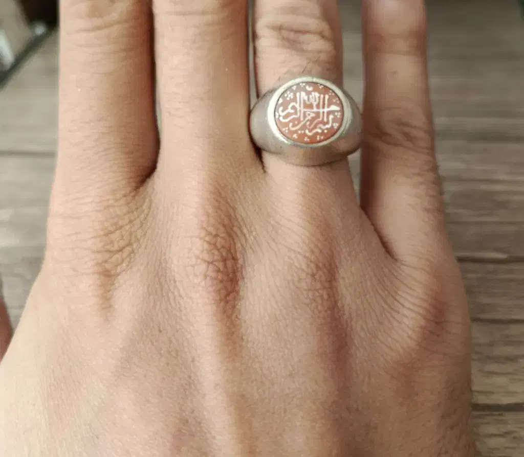 انگشتر بیاضی با خط پیازی کهنه یمنی نایاب|جواهرات|تهران, الهیه|دیوار