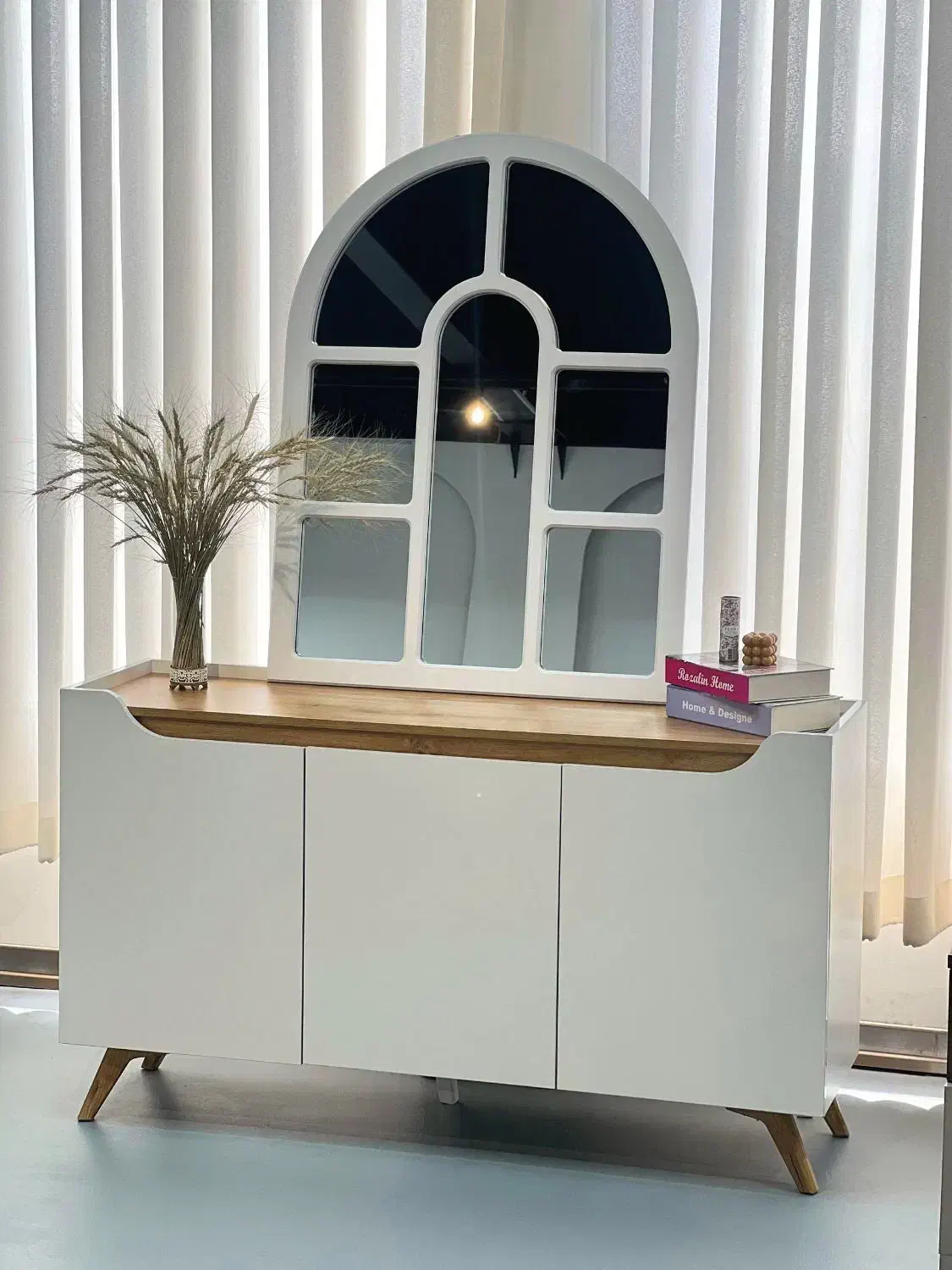 کنسول و آینه مدرن - مدل کارن|بوفه، ویترین، کنسول|تهران, تهرانسر مرکزی|دیوار