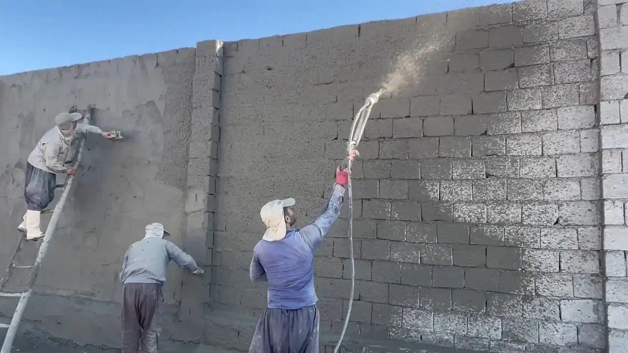 سیمان کاری و شیب بندی|خدمات پیشه و مهارت|سراوان, |دیوار